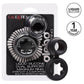 CalExotics - Alpha Dual Magnum Ring Black