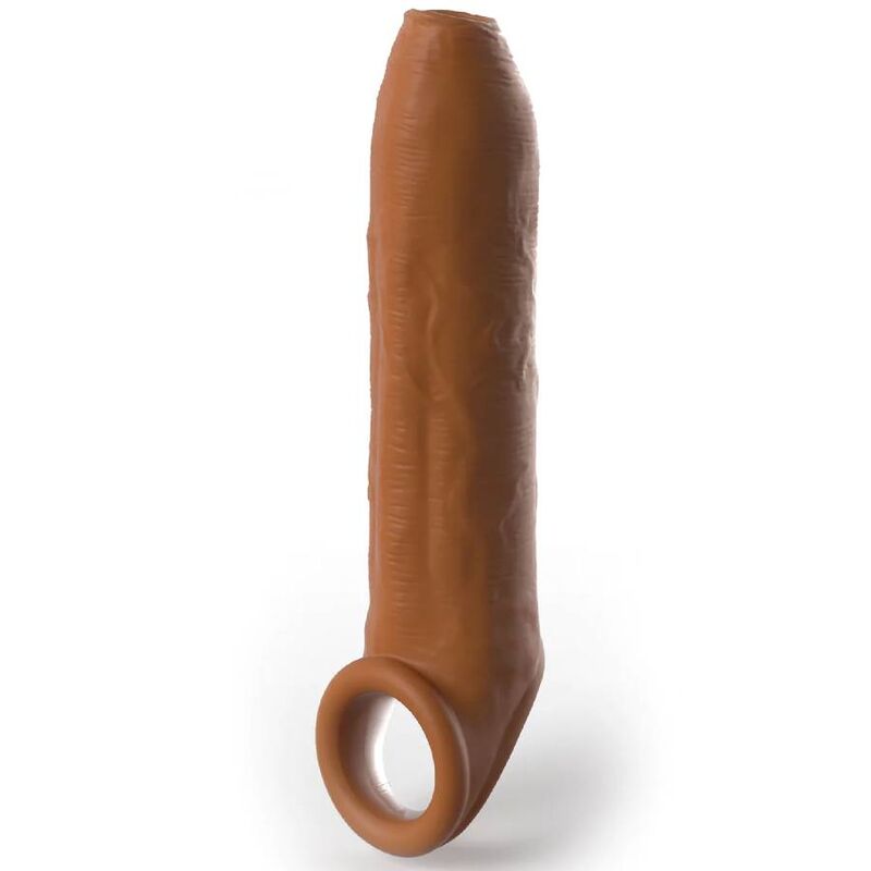 PIPEDREAMS - Sleeve Uncut 17,78 Cm W Strap Caramel
