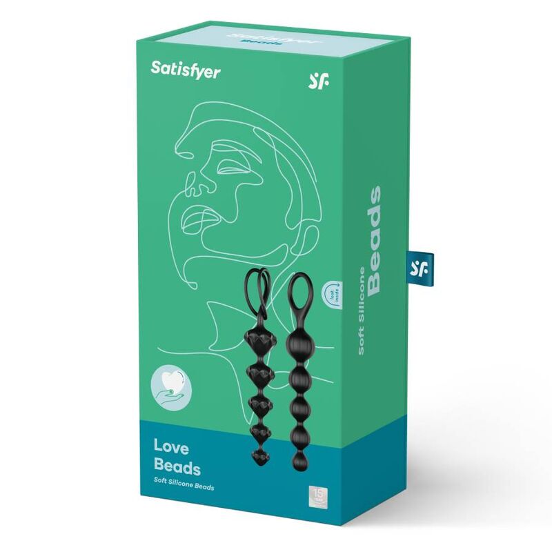 SATISFYER - Love Beads Black