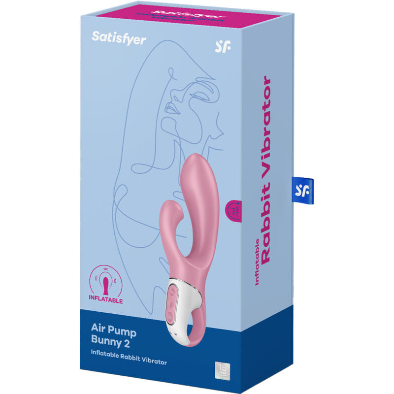 SATISFYER - Air Pump Bunny 2 Roze