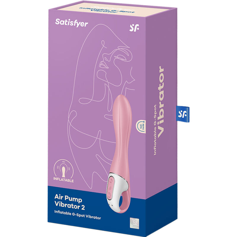 SATISFYER - Air Pump Vibrator 2 Pink