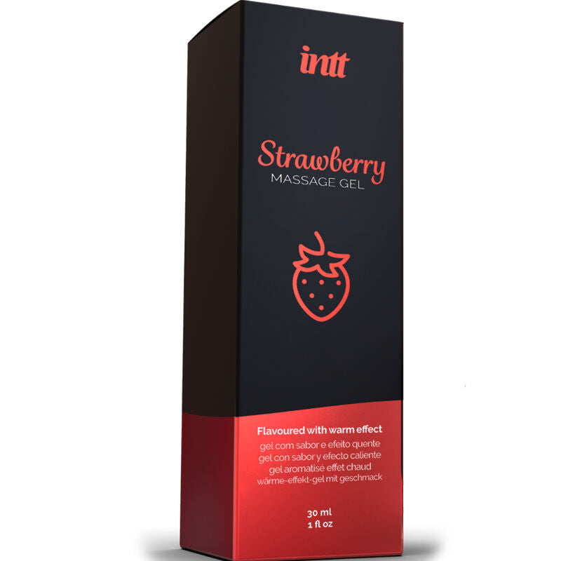 INTT MASSAGE & ORAL SEX - Hot Effect Strawberry Flavor Massage Gel