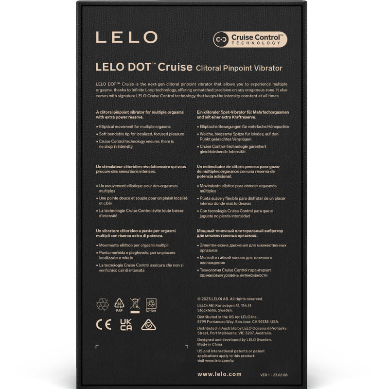 LELO - Dot Cruise Yellow Clitoris Stimulator