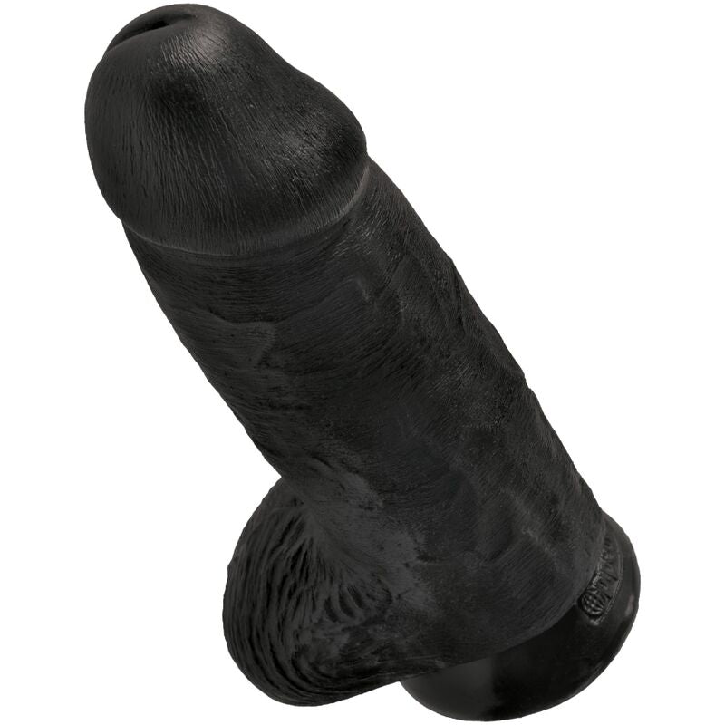 King Cock - Chubby Realistic Penis 23 cm Black