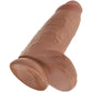 King Cock - Realistische Mollige Penis 23 cm Karamel