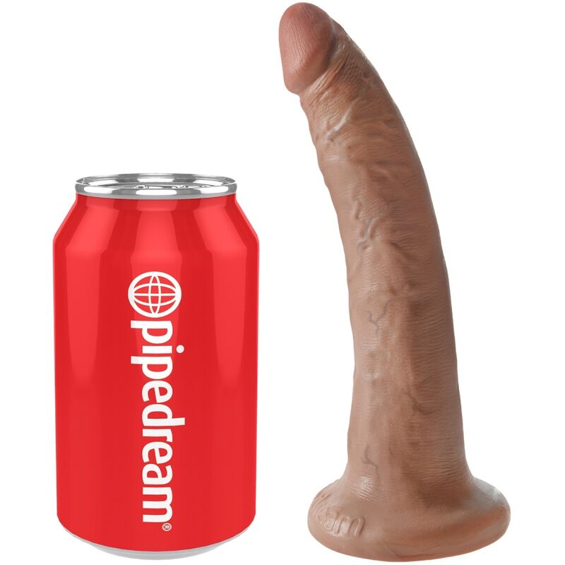 King Cock - Realistische Penis 17,5 cm Karamel