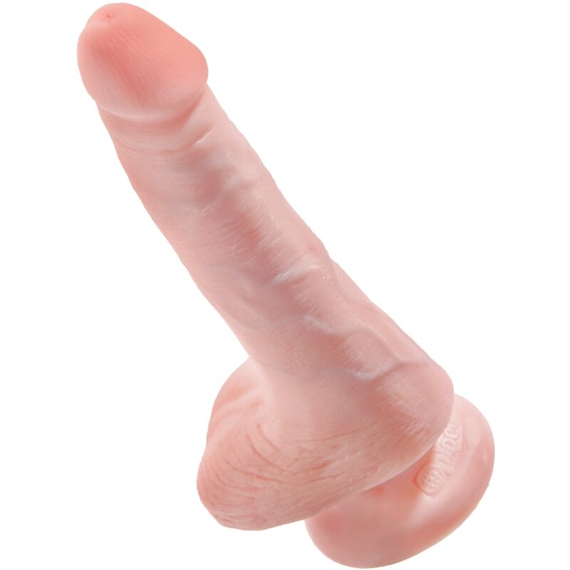 King Cock - Realistische Penis Met Testikels 13,5 cm Natuurlijk