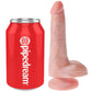 King Cock - Realistische Penis Met Testikels 13,5 cm Natuurlijk