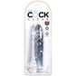 King Cock - Heldere Realistische Penis 15,5 cm Transparant