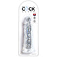 King Cock - Clear Realistic Penis 19.7 cm Transparent