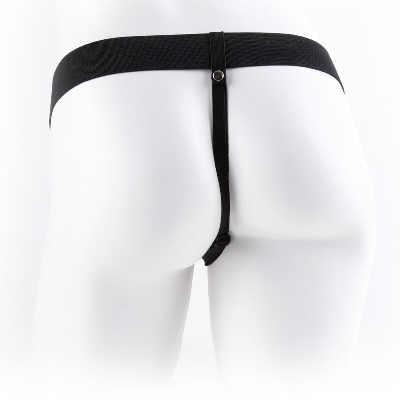 FETISH FANTASY SERIES - Adjustable Harness Afstandsbediening Realistic Penis With Testicles 23 Cm