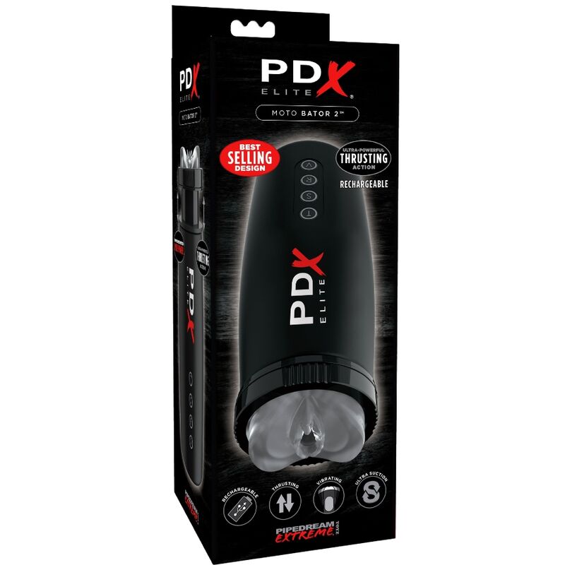 PDX Elite - Ultrakrachtige Oplaadbare Stroker Masturbator