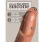 King Cock - Elite Realistic Silicone Dildo 20.3 cm Caramel