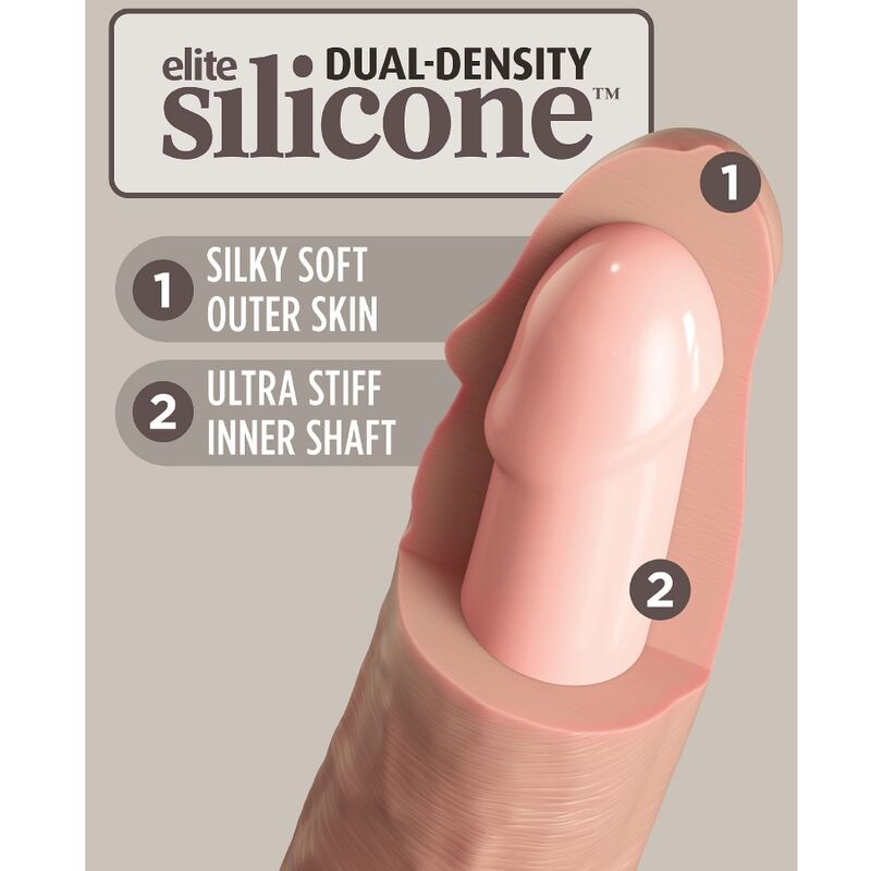 King Cock - Elite Realistische Siliconen Dildo 20,3 cm