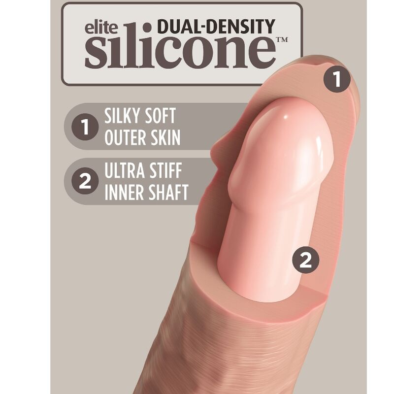 King Cock Elite Realistische Siliconen Dildo 25,4 cm