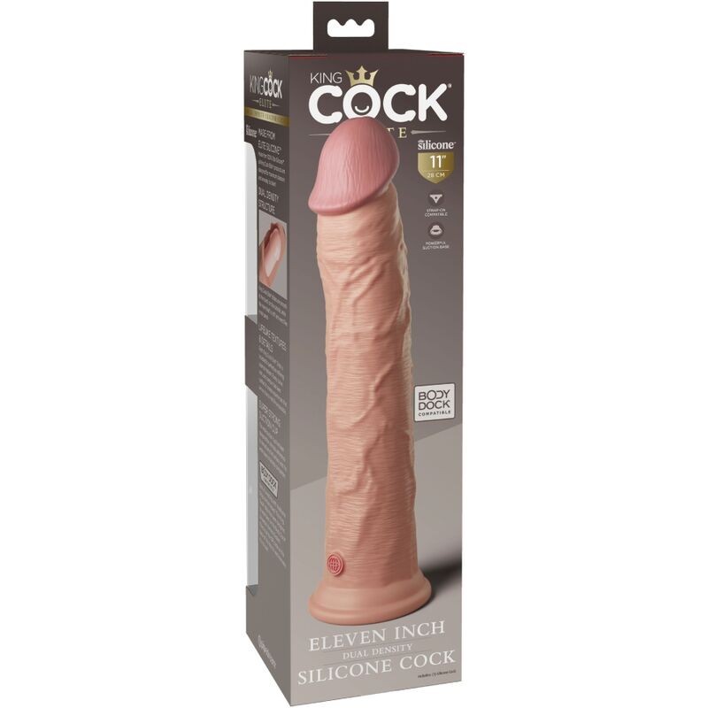 King Cock - Elite Realistische Siliconen Dildo 28 cm
