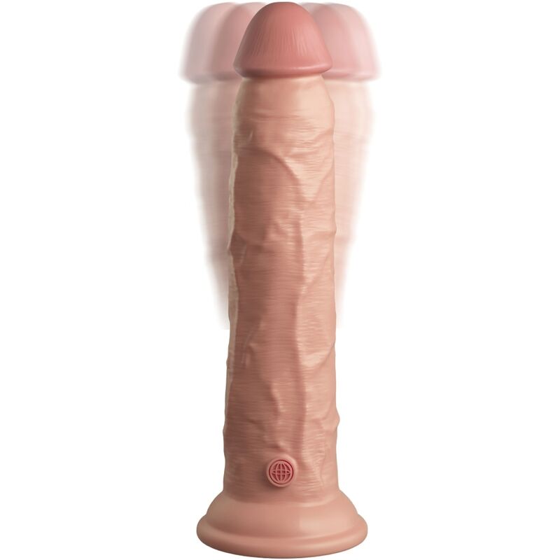 King Cock - Elite Realistische Vibrerende Dildo & Siliconen Afstandsbediening 23 cm