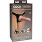 King Cock - Elite Adjustable Harness with Dildo 15.2 cm for Beginners