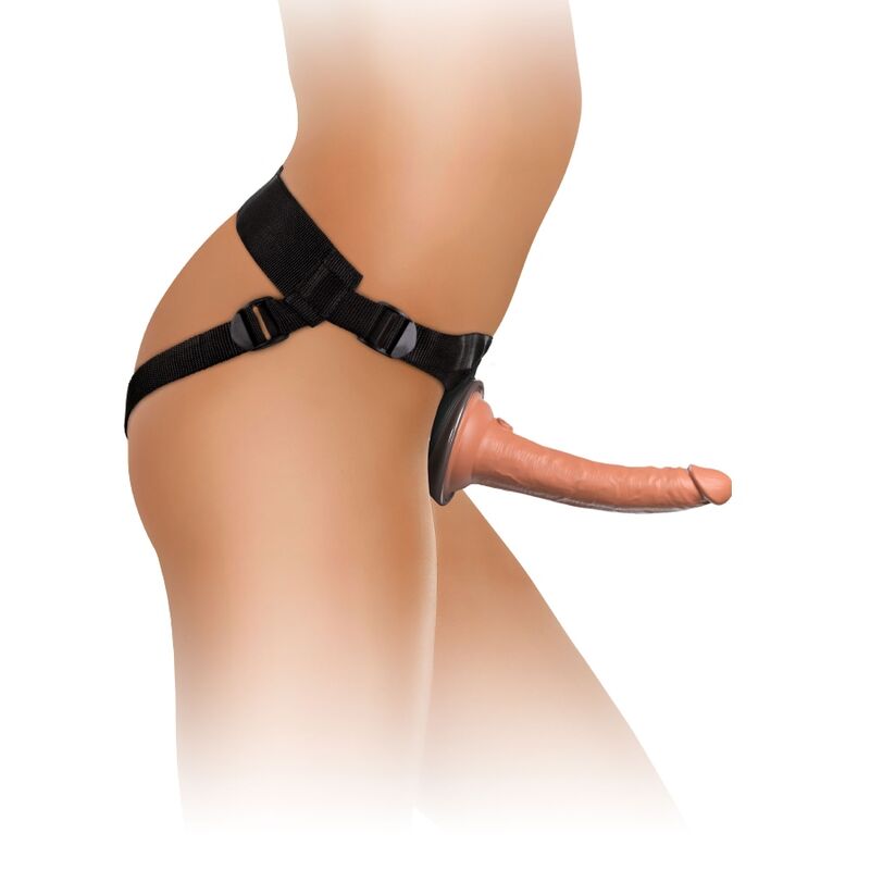 King Cock - Elite Verstelbaar Comfortabel Harnas Met 17,8 cm Dildo