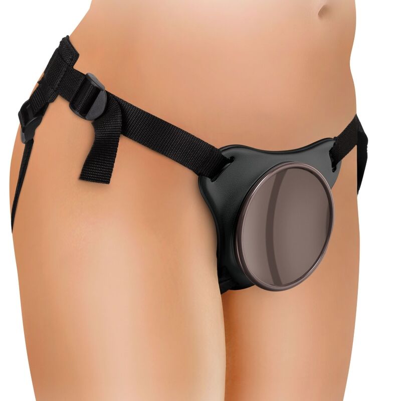 King Cock Elite Deluxe Verstelbare Harnas Kit met Ring, Balzak & Dildo 20,3 cm