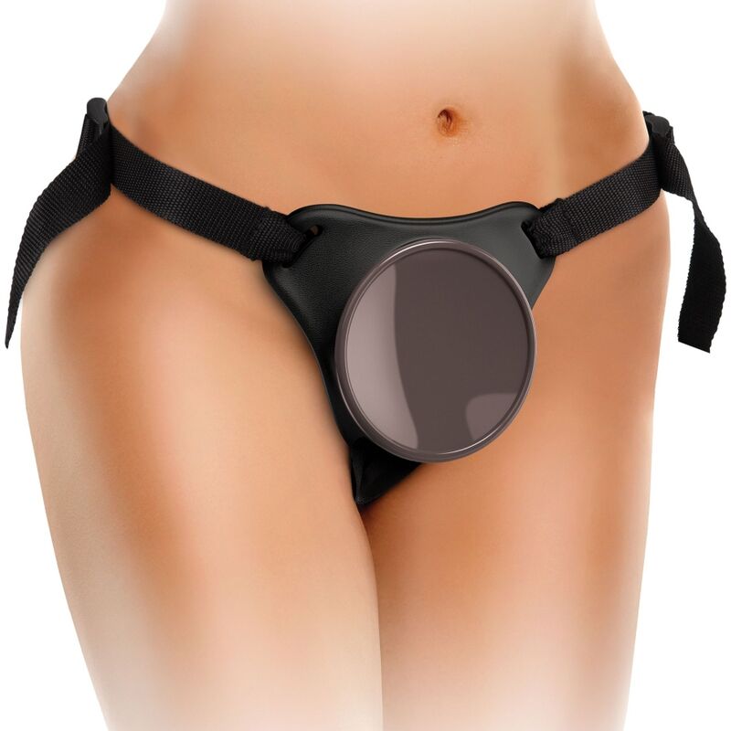 King Cock Elite Deluxe Verstelbare Harnas Kit met Ring, Balzak & Dildo 20,3 cm