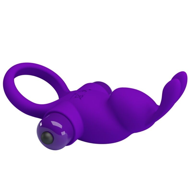 PRETTY LOVE - Vibrator Ring I Rabbit For Paars Penis