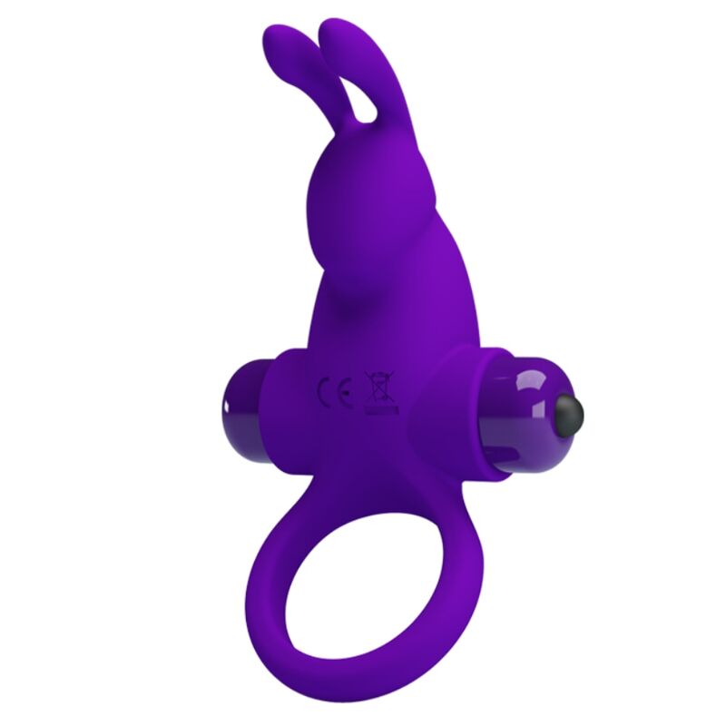 PRETTY LOVE - Vibrator Ring I Rabbit For Paars Penis