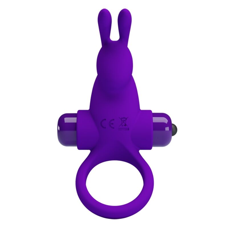 PRETTY LOVE - Vibrator Ring I Rabbit For Paars Penis