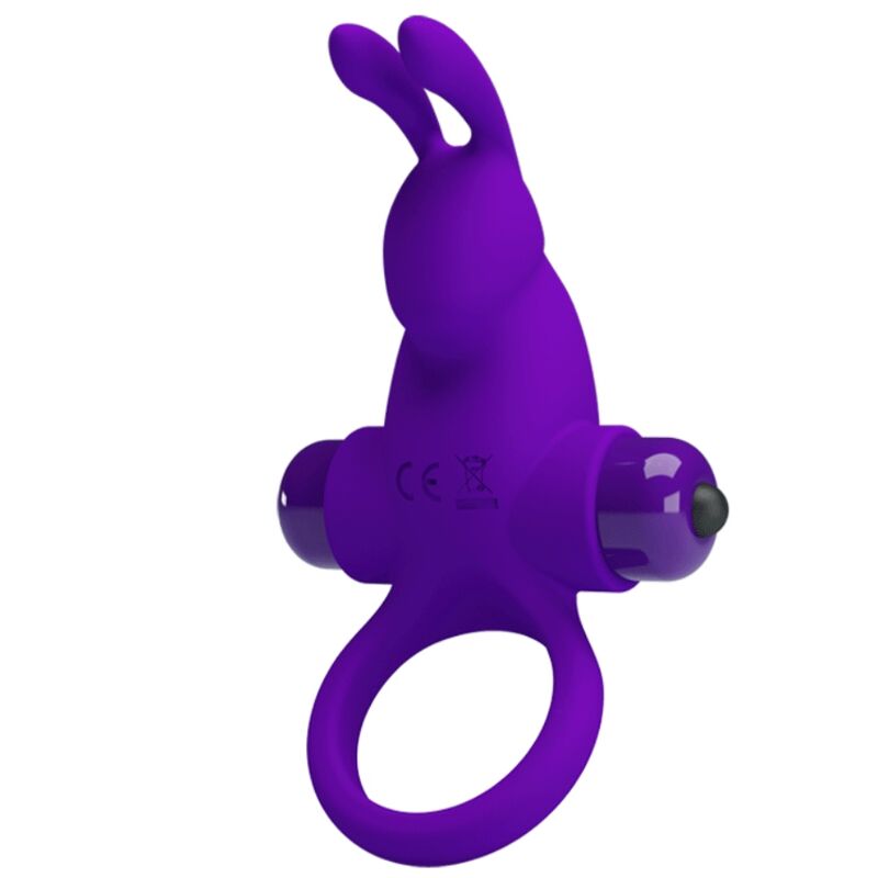 PRETTY LOVE - Vibrator Ring I Rabbit For Paars Penis