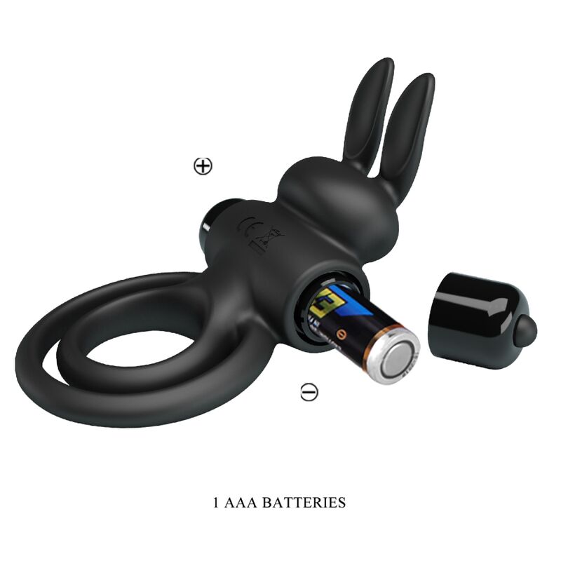 PRETTY LOVE - Vibrator Iii Rabbit Ring For Black Penis