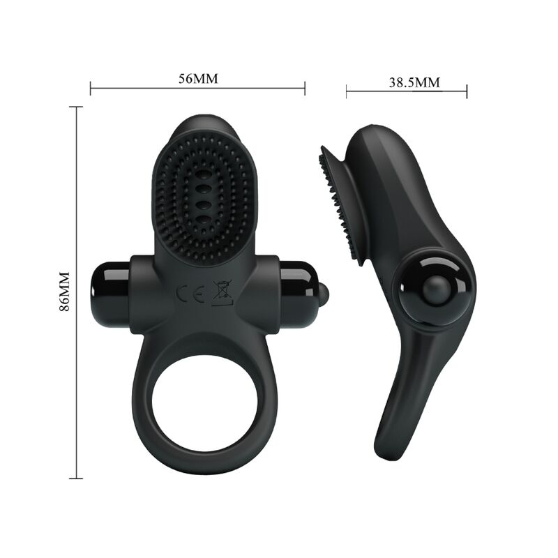 PRETTY LOVE - Vibrator Ring Ii For The Zwart Penis