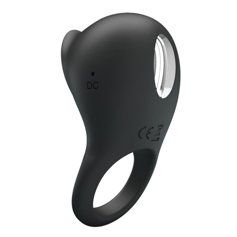PRETTY LOVE - Vibrating Penis Ring With Zwart Tongue