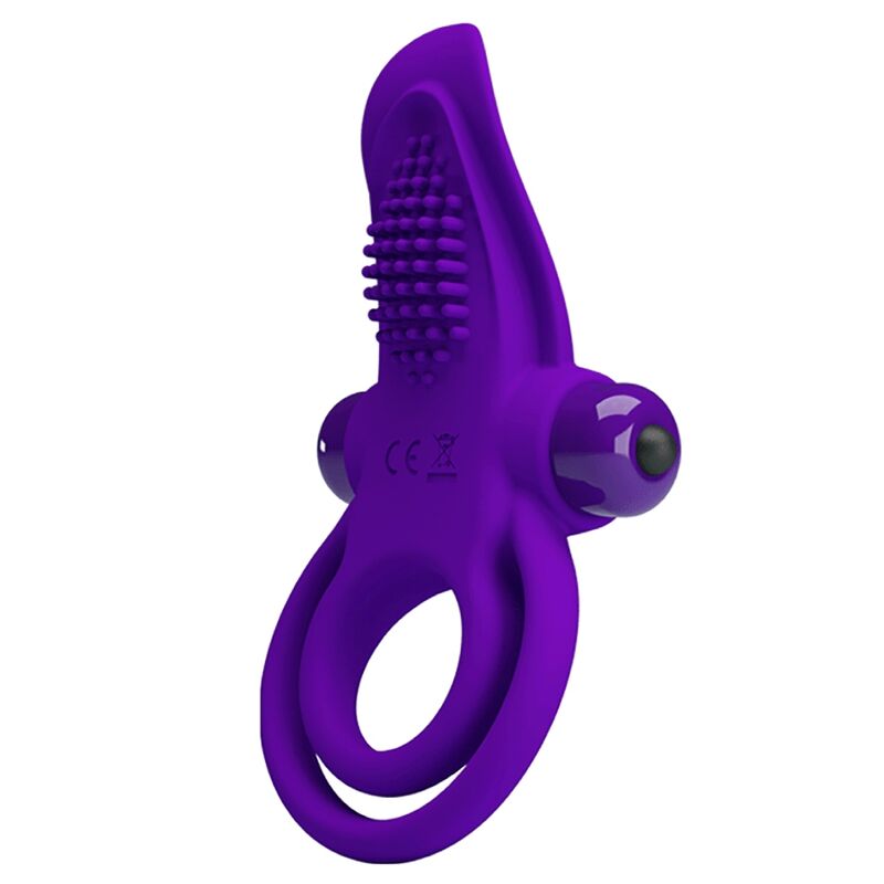 PRETTY LOVE - Purple Vibrating Penis Ring