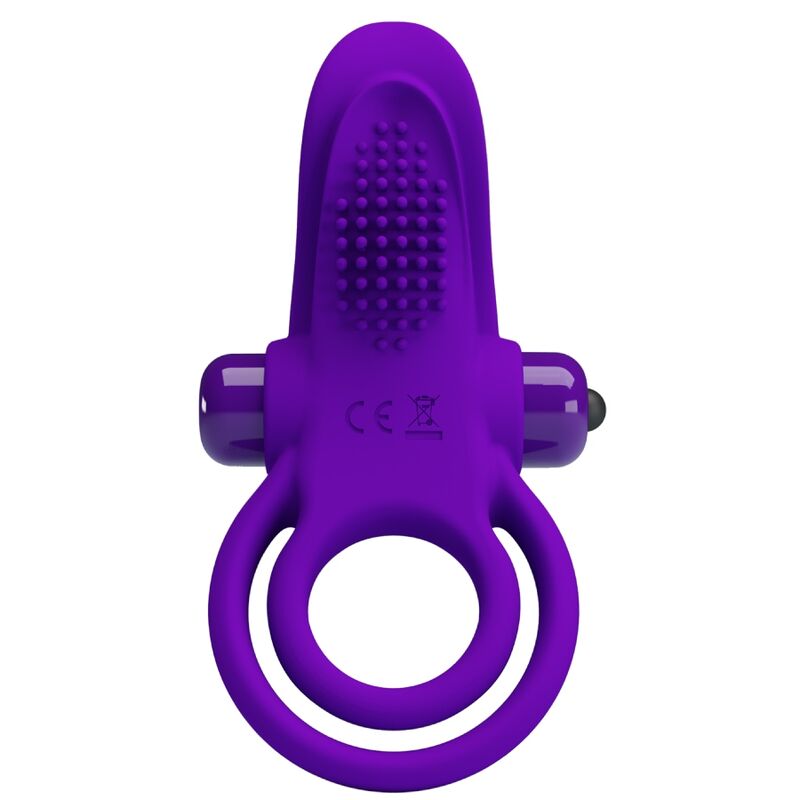 PRETTY LOVE - Purple Vibrating Penis Ring