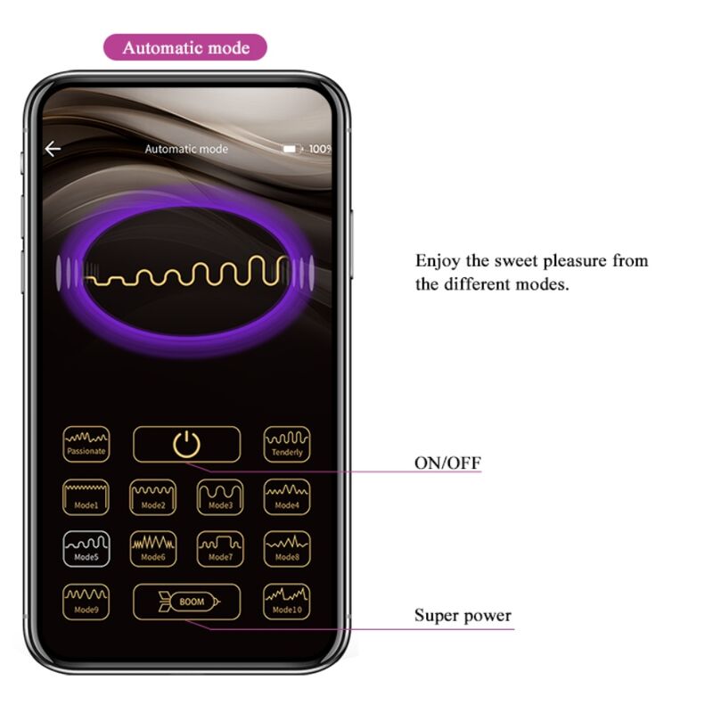 PRETTY LOVE - Elvira Rechargeable Vibrating Balls Purple
