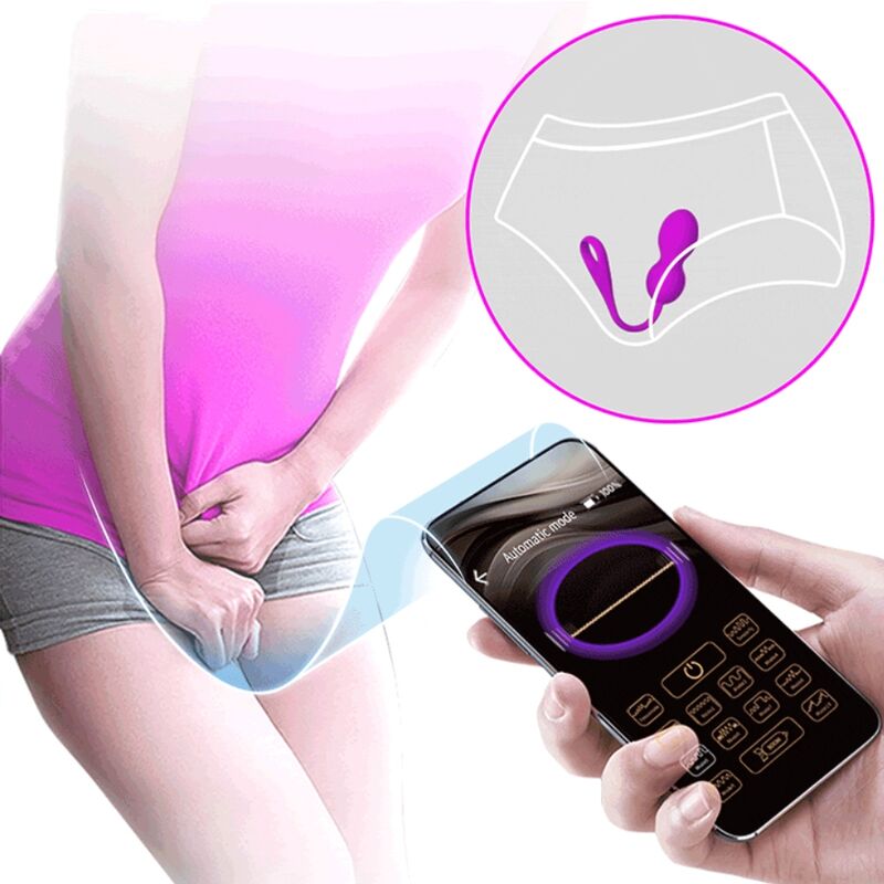 PRETTY LOVE - Elvira Rechargeable Vibrating Balls Purple