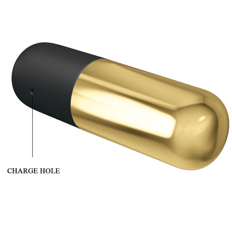 PRETTY LOVE - Golden Rechargeable Bullet Vibrator