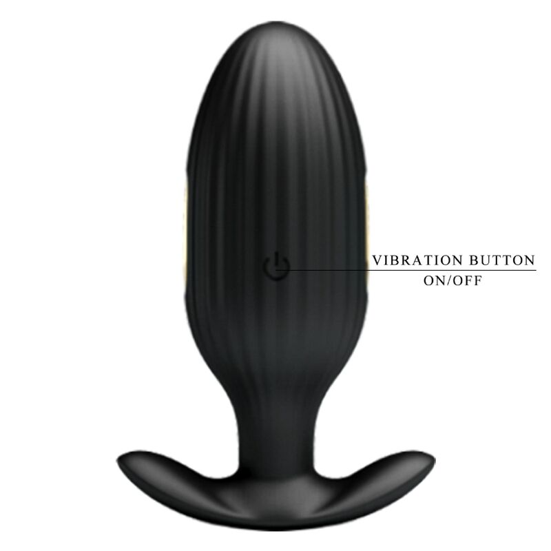 PRETTY LOVE - Jefferson APP Controlled Anal Plug Zwart