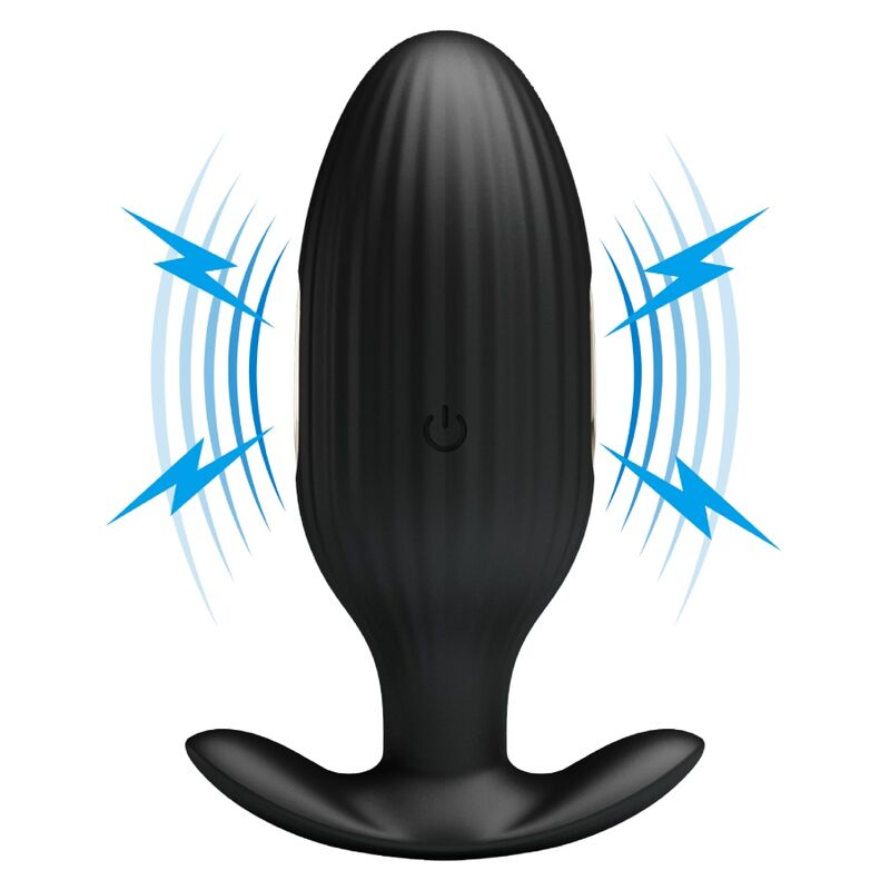 PRETTY LOVE - Jefferson APP Controlled Anal Plug Zwart