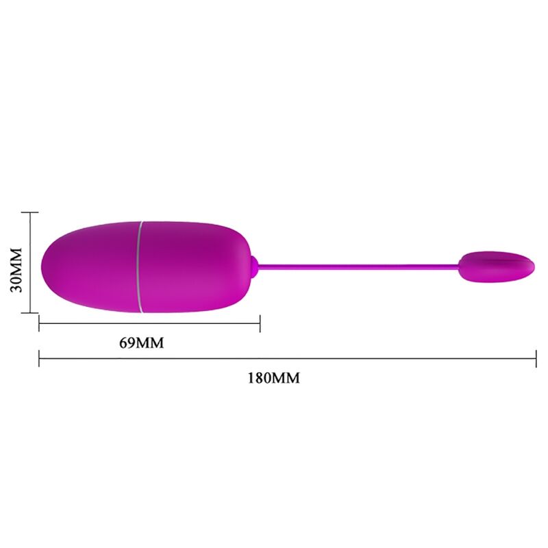 PRETTY LOVE - Nymph Vibrating Egg APP Controlled Paars