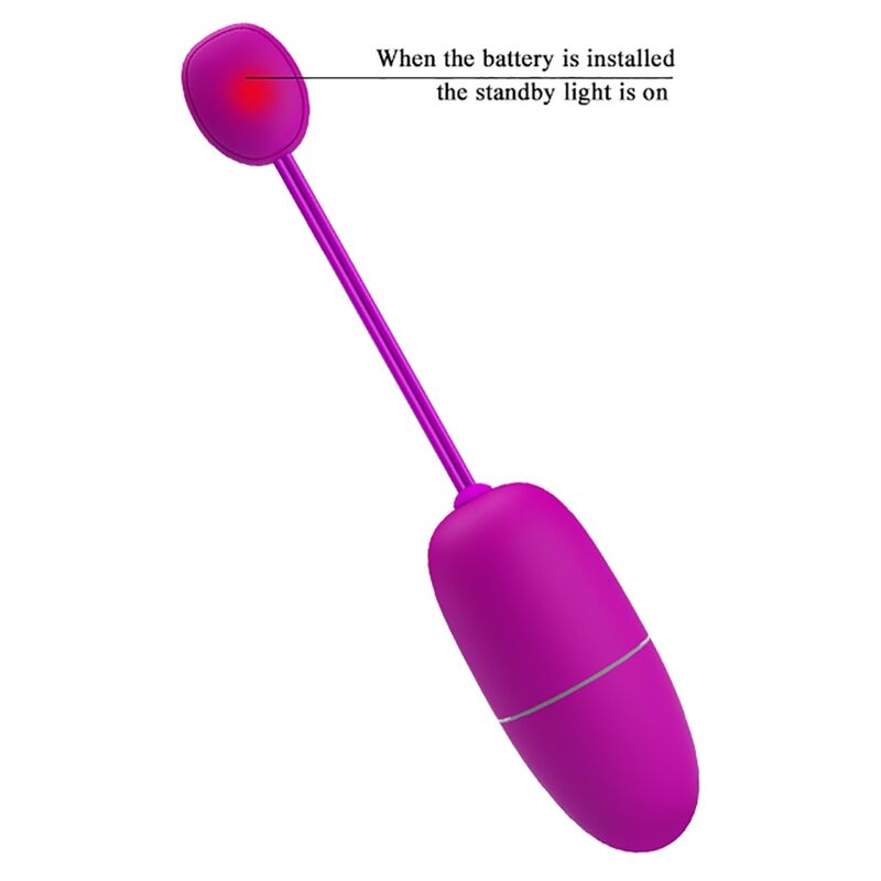 PRETTY LOVE - Nymph Vibrating Egg APP Controlled Paars