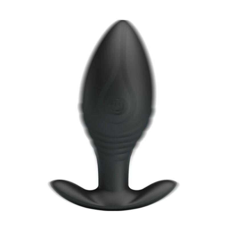 PRETTY LOVE - Regina Anal Plug Rechargeable Vibrator Black