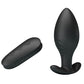 PRETTY LOVE - Regina Anal Plug Rechargeable Vibrator Black
