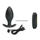 PRETTY LOVE - Regina Anal Plug Rechargeable Vibrator Black