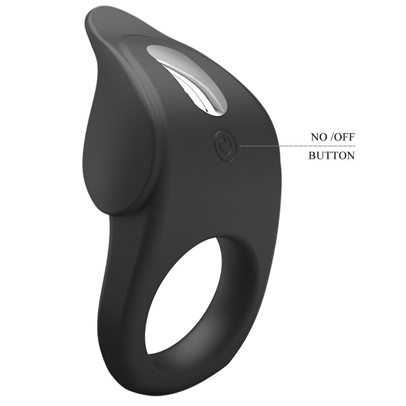 PRETTY LOVE - Susanna Vibrating Penis Ring Black