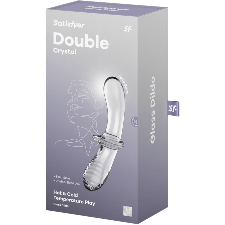 Satisfyer - Transparante Dubbele Kristallen Dildo