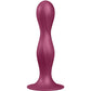 Satisfyer - Double Ball-R Silicone Dildo Garnet