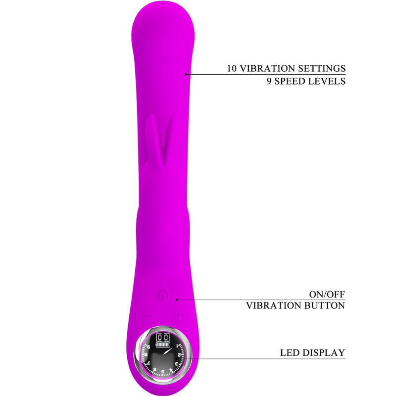 PRETTY LOVE - Lamar Rabbit Vibrator & Violet G-Spot