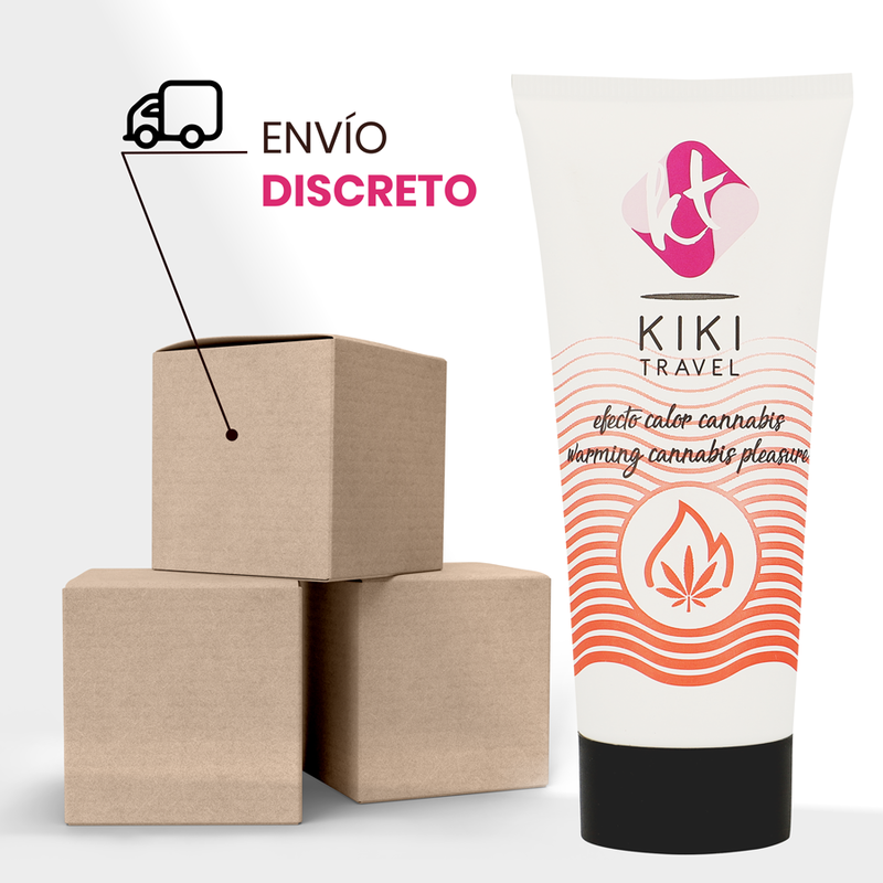 KIKÍ TRAVEL - Cannabis Hot Effect Lubricant 50 Ml