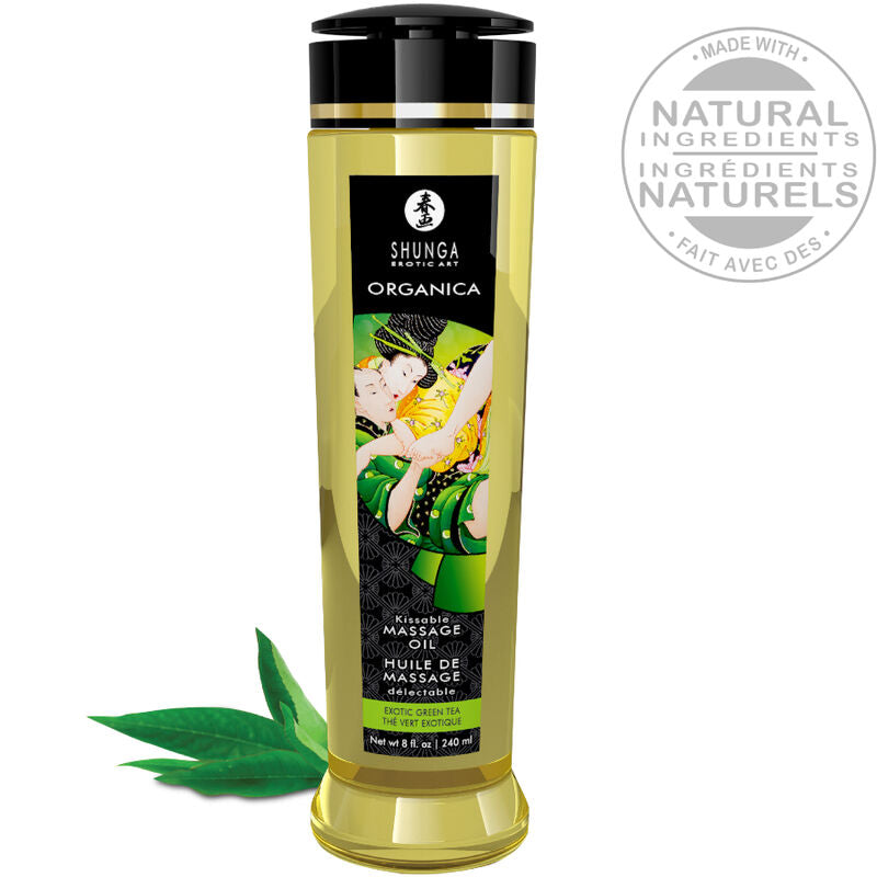 SHUNGA - Organic Massage Oil Green Tea 240 Ml